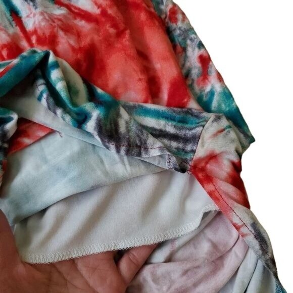 Codigo womens midi Colorful tie dye Dress Sz Small multicolor slid summer - Picture 9 of 10